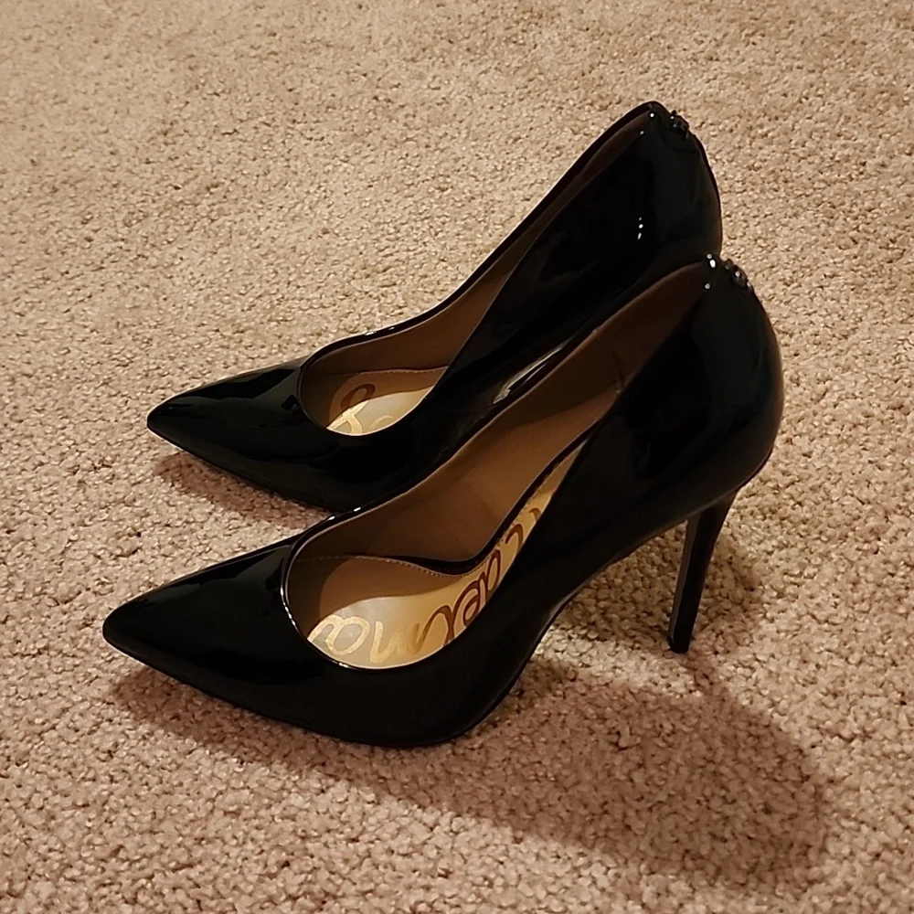 Sam Edelman Danna Black Patent Heels - Picture 5 of 9